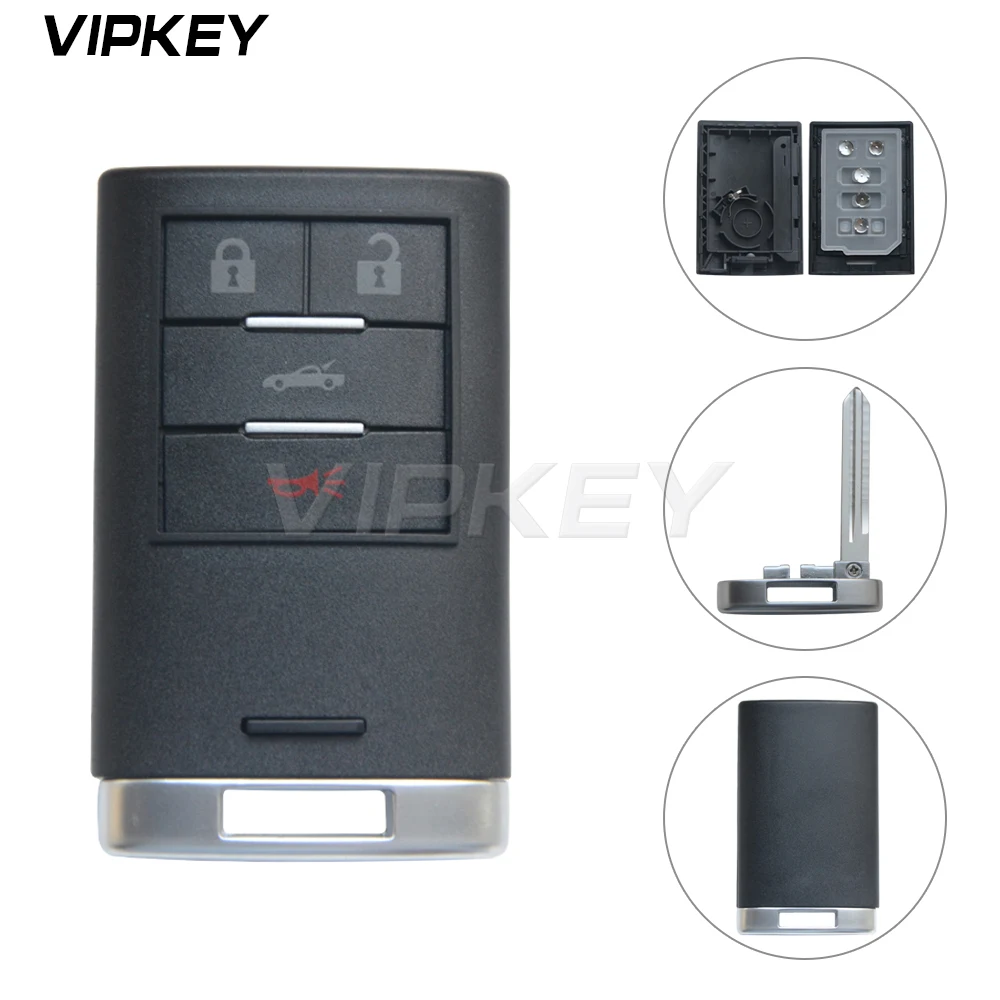 

Remotekey Smart key case cover M3N5WY7777A 4 buttons 25926479 for Chevrolet Corvette remote key shell 2018-2013 267F-5WY7777A