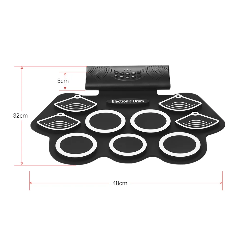 Портативный набор электронных ударных складывающиеся вручную Ударная Установка