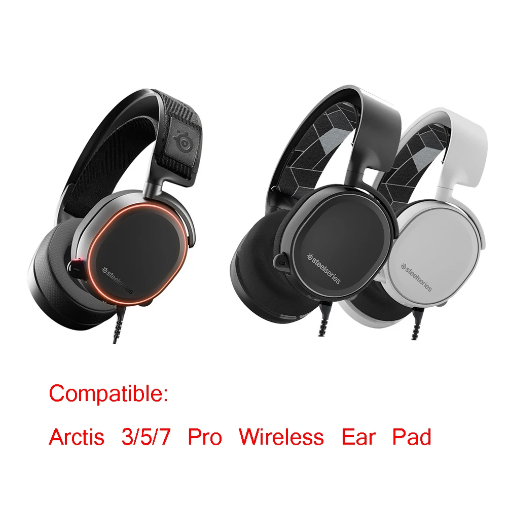 Высокое качество амбушюры из мягкой пены для SteelSeries Siberia Arctis 3/5/7 7,1 Arctis Pro Беспроводной наушники губка аксессуары