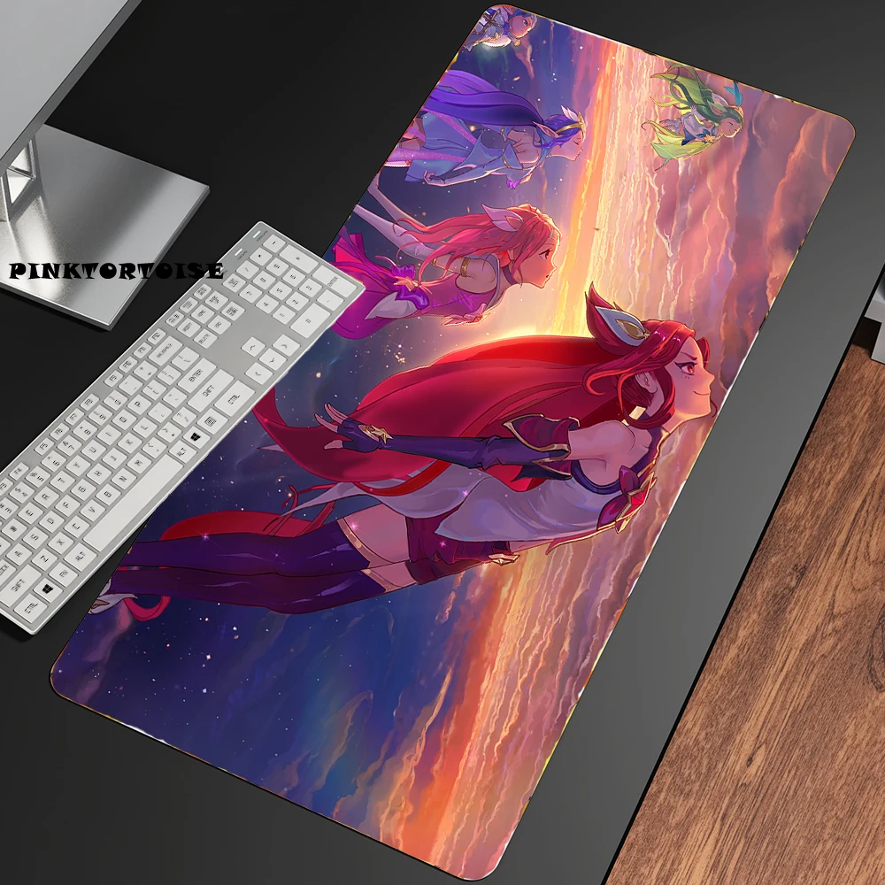Коврик для мыши pinktorв стиле аниме janna windforce офисный Настольный коврик Genshin