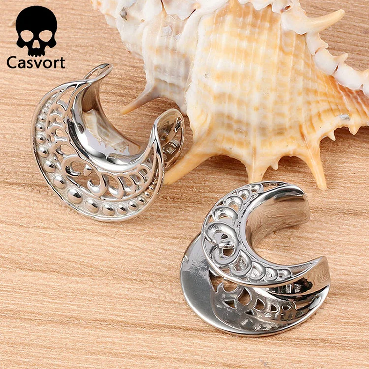 Casvort 2 шт. новое кольцо для пирсинга, растяжки, модные ювелирные изделия для пирсинга, серьги в подарок