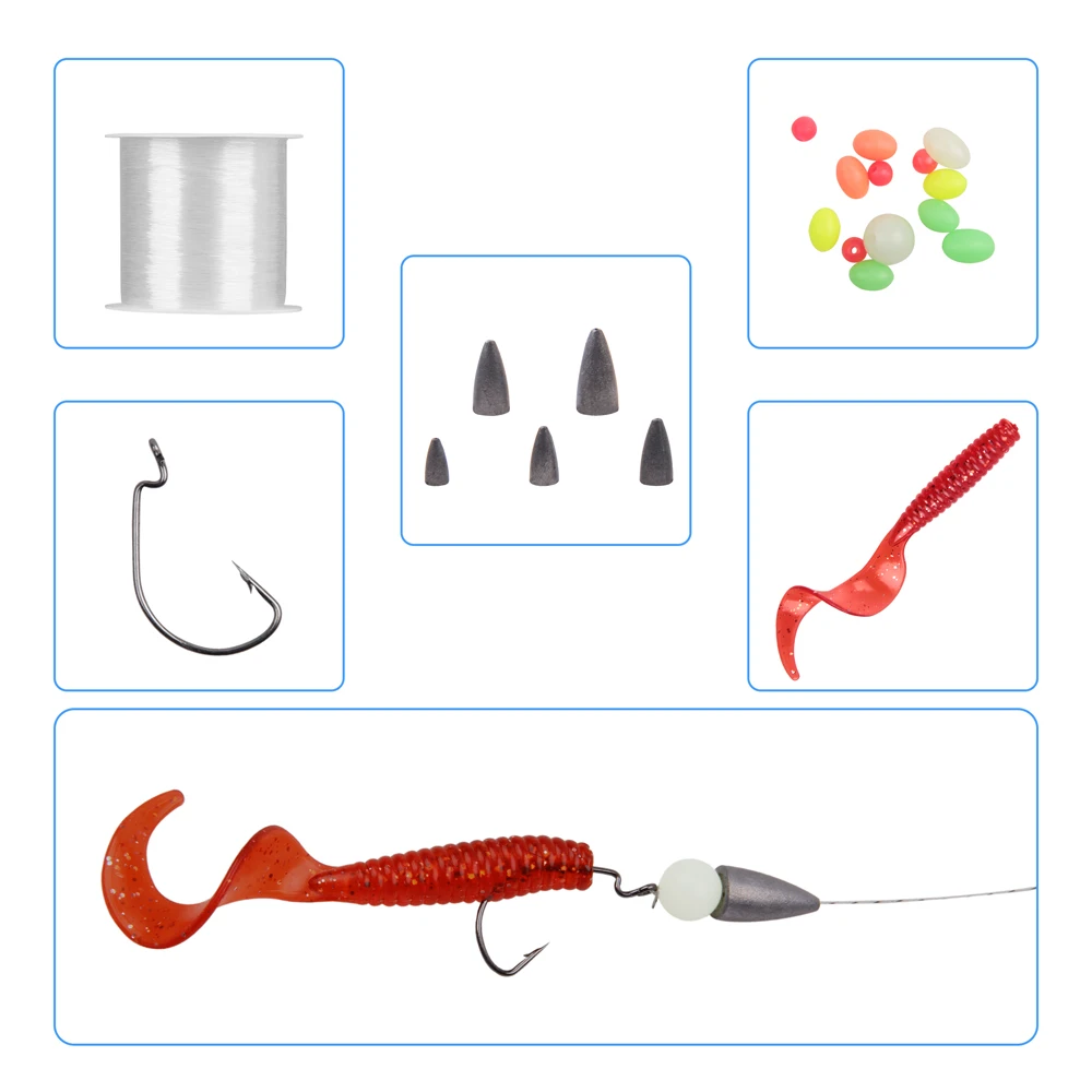 29 шт./коркорт. Грузила для рыбалки комплект гирь рыболовных снастей набор