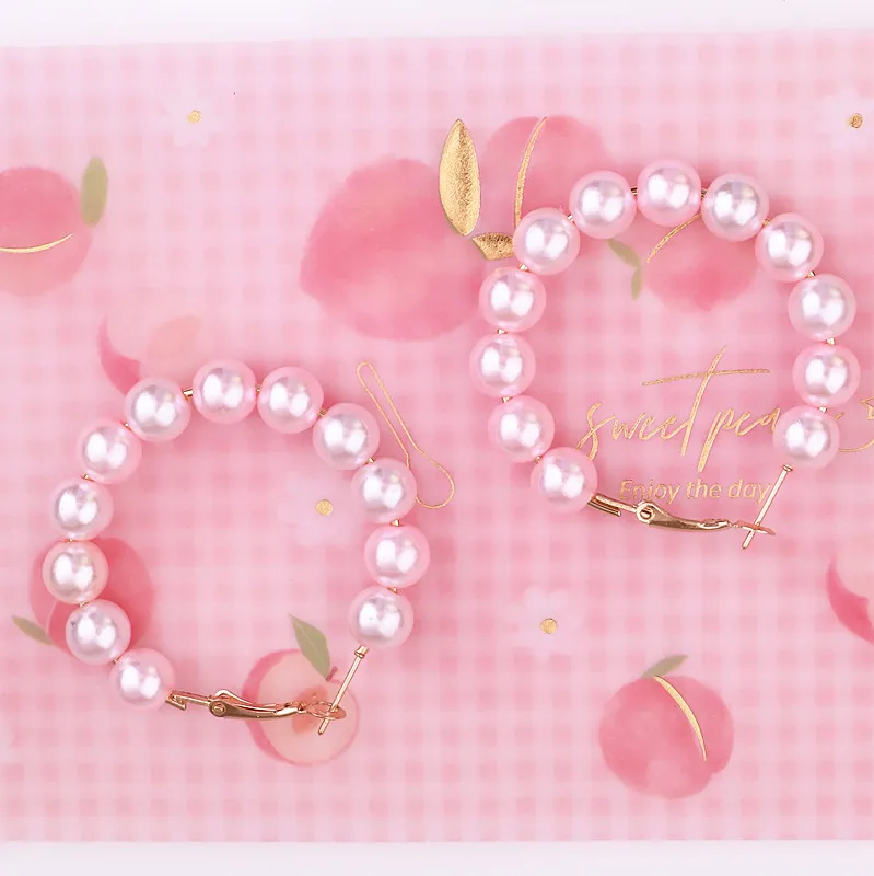 1 пара этнические цветные кожаные серьги простые большие круглые с имитацией