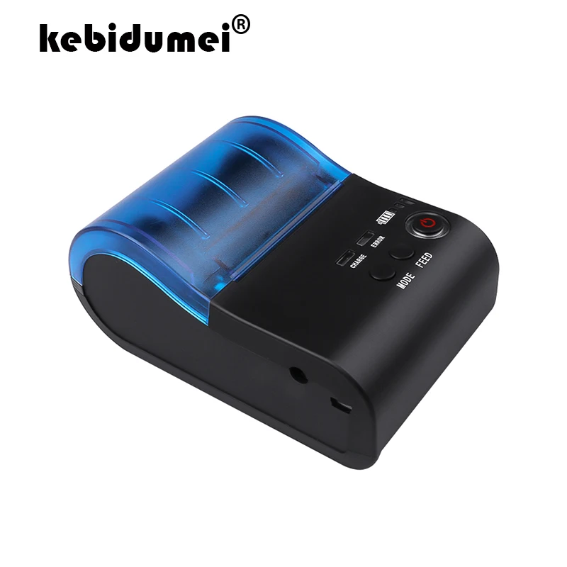 Миниатюрный Bluetooth принтер kebidumei термопринтер карманный портативный билет