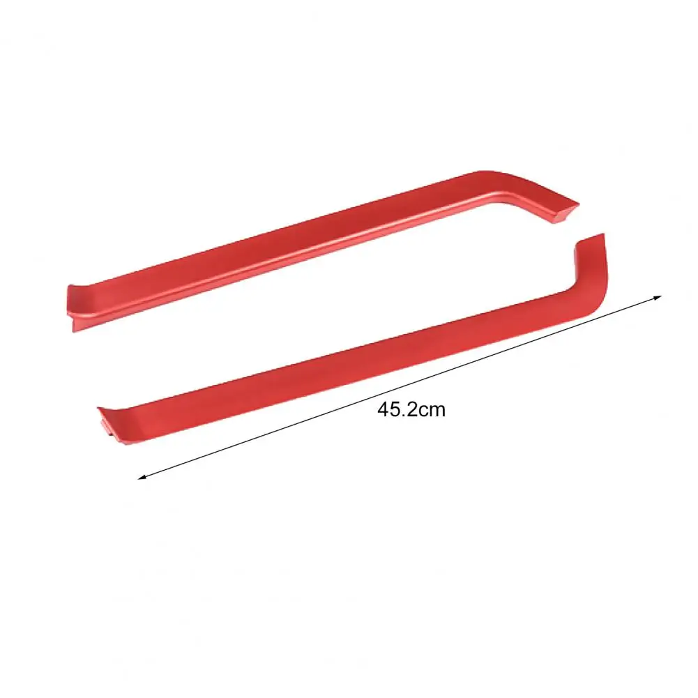 

2Pcs Scratch-Resistant Aluminum Alloy Car Gear Box Bars Rods Console Cover Trim Frame for Land Rover Discovery Sport