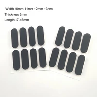 10pc self adhesive silicone rubber oval mat cabinet equipment anti slip feet pad floor protectors width 10 13mm