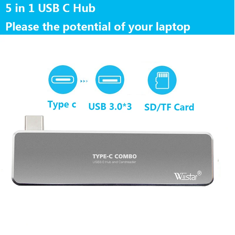 Док станция USB Type C Thunderbolt 3 5 в 1|Кабели VGA| |