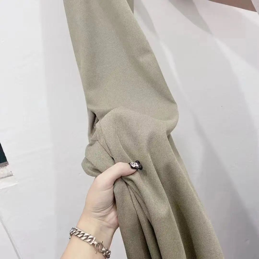 

Loose Pants Casual High Waist Pants Black Wide Leg Pants Ladies Ankle length Summer Spodnie Damskie Female Women Bottoms Pants