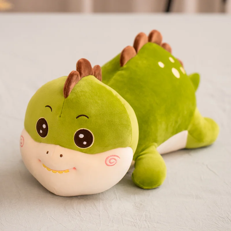 

60/80cm Big Size Cartoon Kawaii Dinosaur Plush Toys Sofa Decor Stuffed Cute Animal Doll Soft Pillow for Kids Girls Birthday Gift
