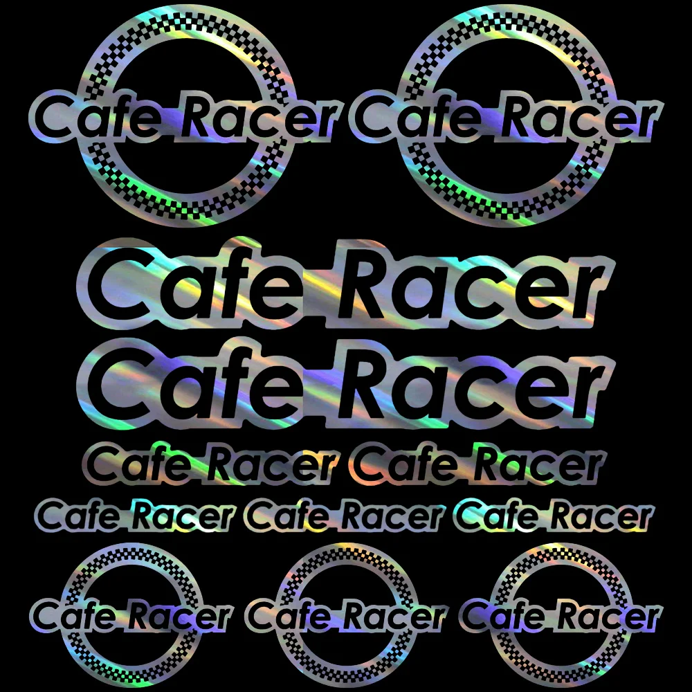 Набор виниловых наклеек для Кафе Racer мотоциклетные велосипедные наклейки
