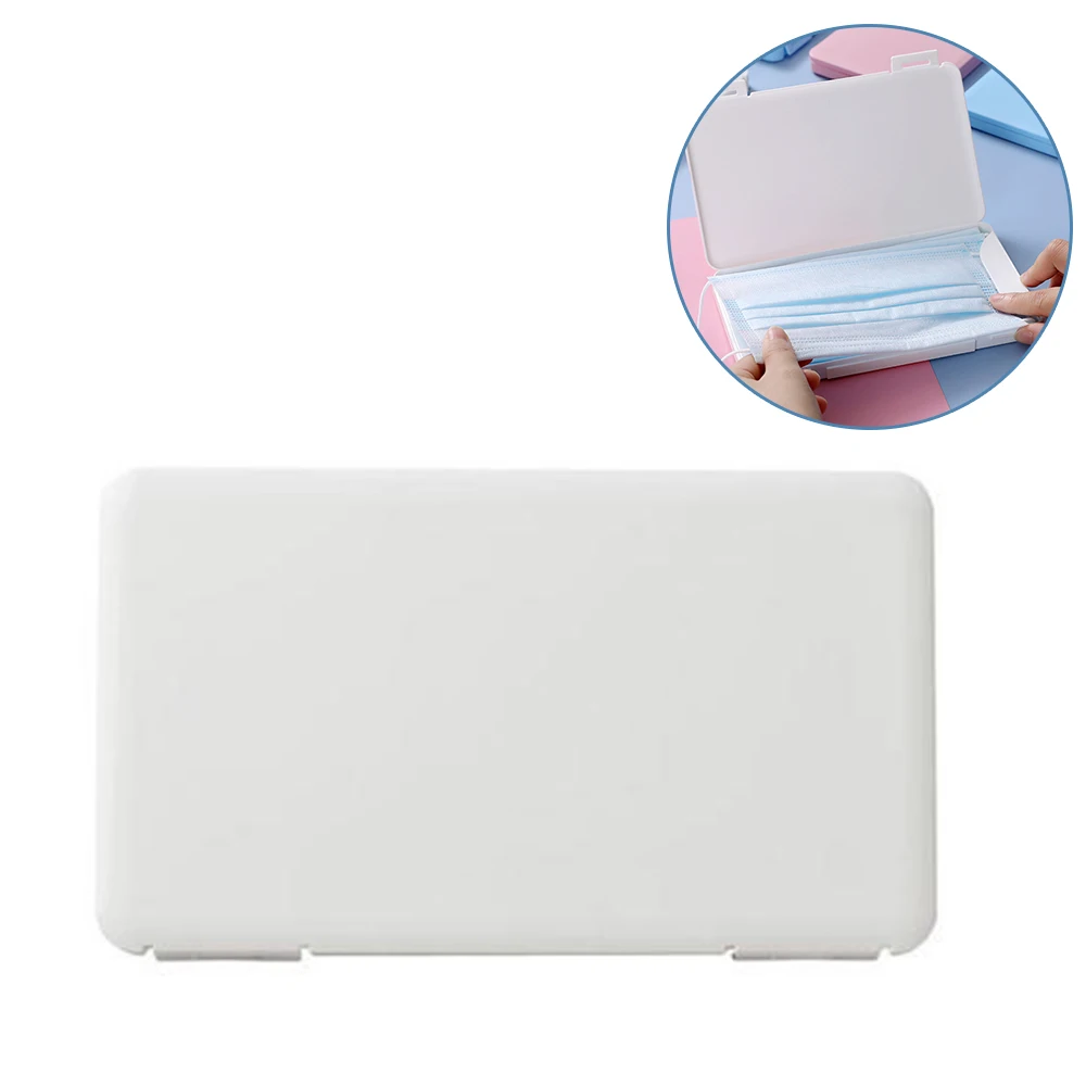 Пластик маска коробка для хранения маски держатель Портативный защита от пыли