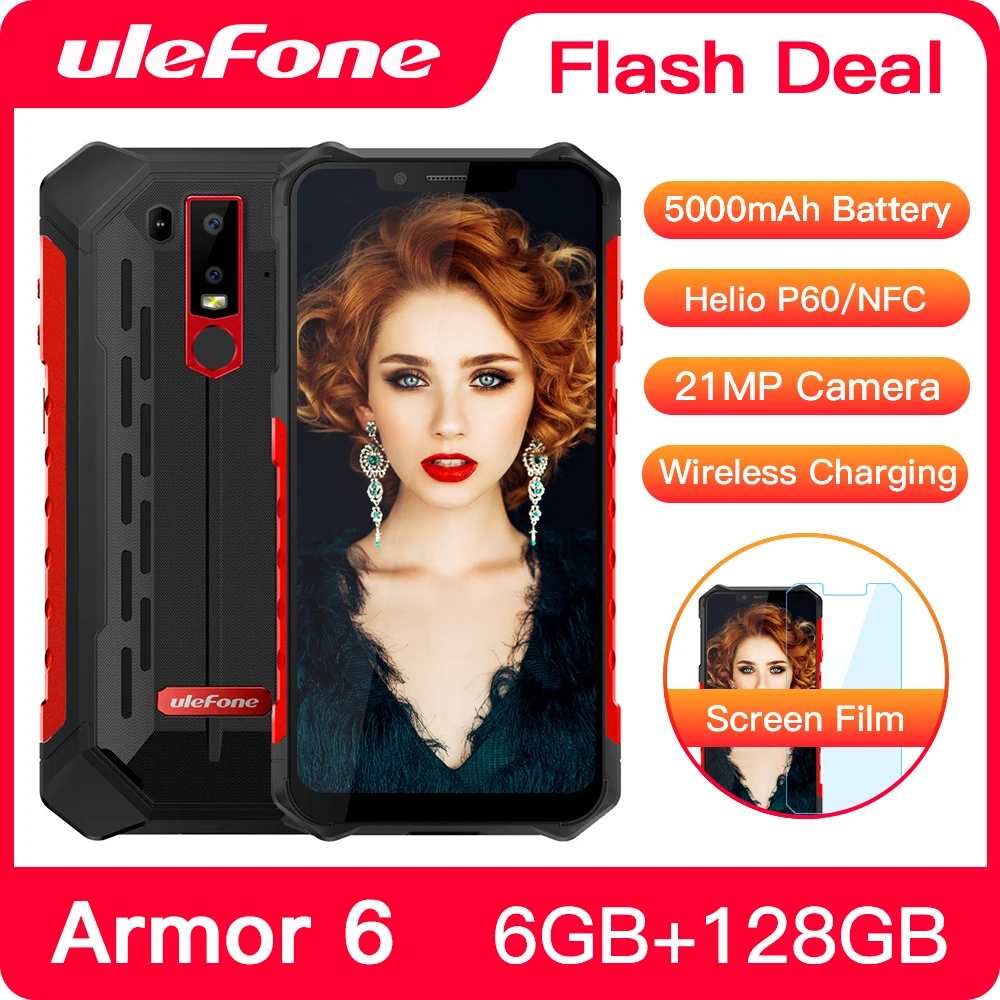 Смартфон Ulefone Power 6 Helio P60 Octa Core ГБ/128 ГБ экран 2&quot б/у | Мобильные телефоны и