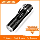 Светодиодный мини-фонарик Supfire UV03, фонарик-невидимка, фонарь для проверки, для охоты, для велосипеда