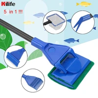 hilife 5 in 1 aquarium cleaner adjustable aquarium tank clean set aquarium cleaning tools