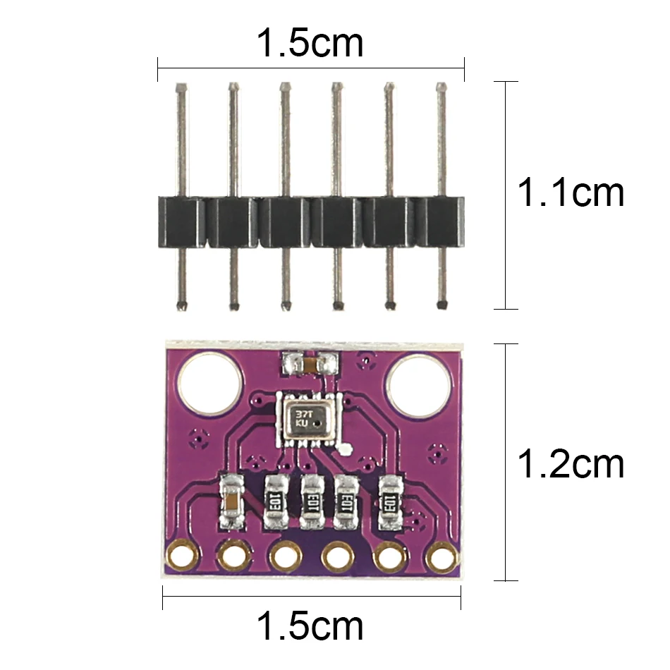Цифровой датчик высоты барометрического давления I2C / SPI BMP280 3 высокоточный