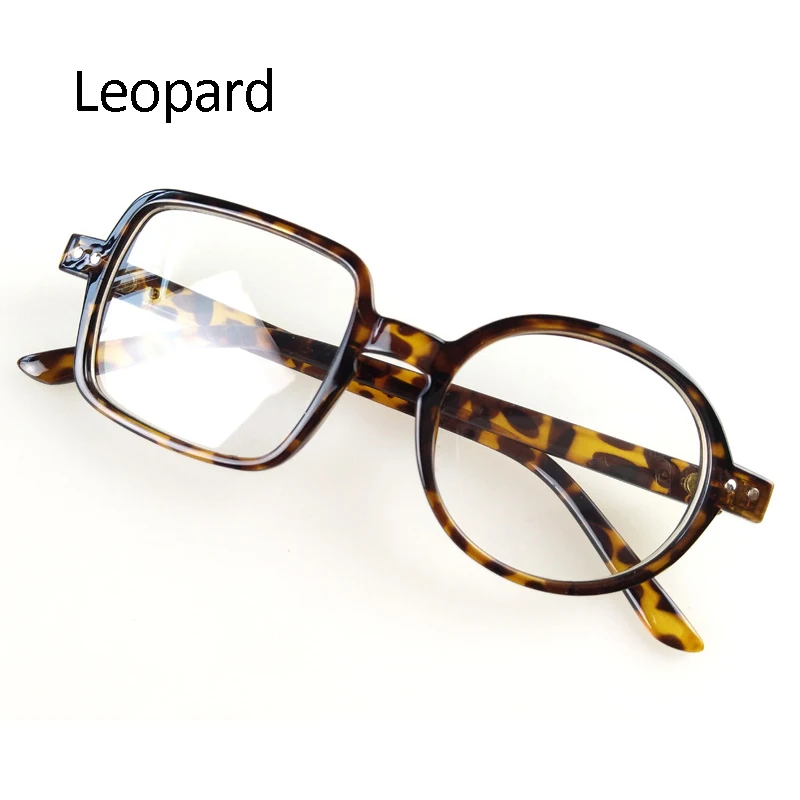 Левое квадратное правое Круглое прозрачное стекло es для чтения антибликовое