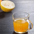 Мерный стаканчик из термостойкого стекла, 1 шт., 70 мл, чашка с двойным мундштуком, маленькая чашка для молока со шкалой для кофе эспрессо