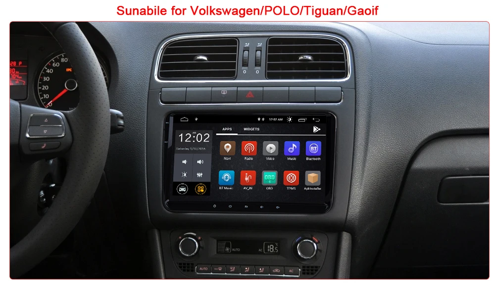 2Din Android 9 автомобильный радиоприемник Мультимедиа gps навигация для Фольксваген VW Passat B6 golf 56 JETTA SKODA Octavia2 Amarok polodvd плеер
