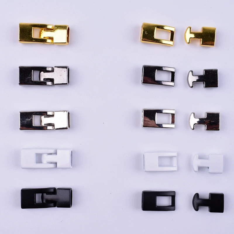 1Pair Shoelace Buckle Metal Shoelaces Lock Accessories Metal Lace Lock DIY Sneaker Kits Silver Gold Metal Lace Buckle 2pcs/pair