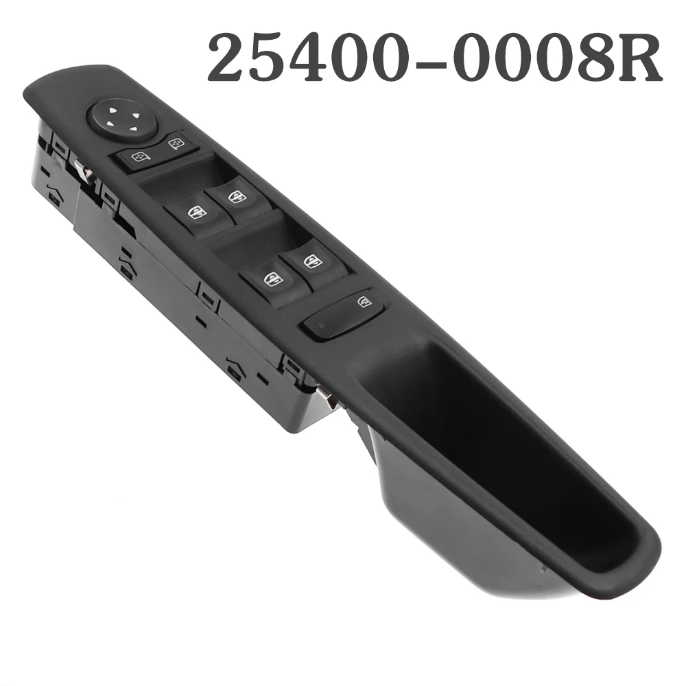 Кнопка переключения бокового стекла драйвера 25400 0008R для Renault Fluence L30 Megane Laguna 2010 2016