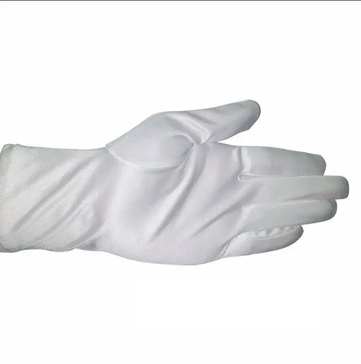 4pairs/lot Microfiber Dust-free Anti-Scratch White Wipe Cloth Glove for Watch Repair Jewelry Disc Cleaning