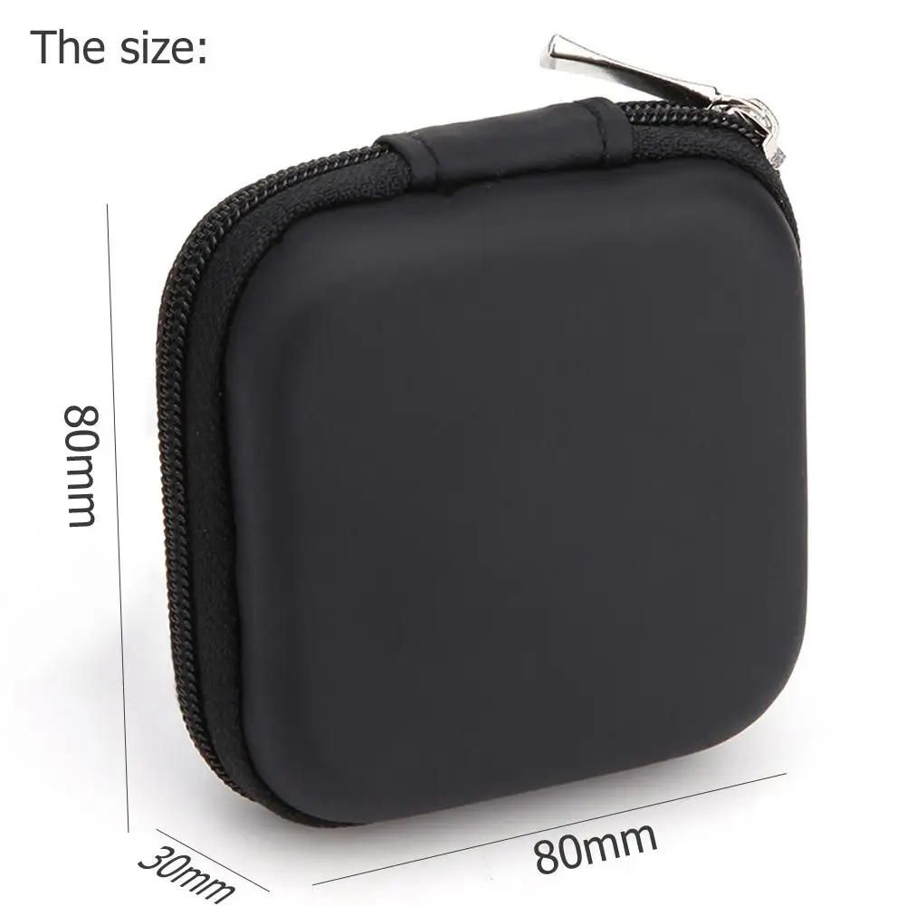 80*80*30 мм Сумка Для Хранения Чехол для наушников EVA чехол контейнер кабель наушники