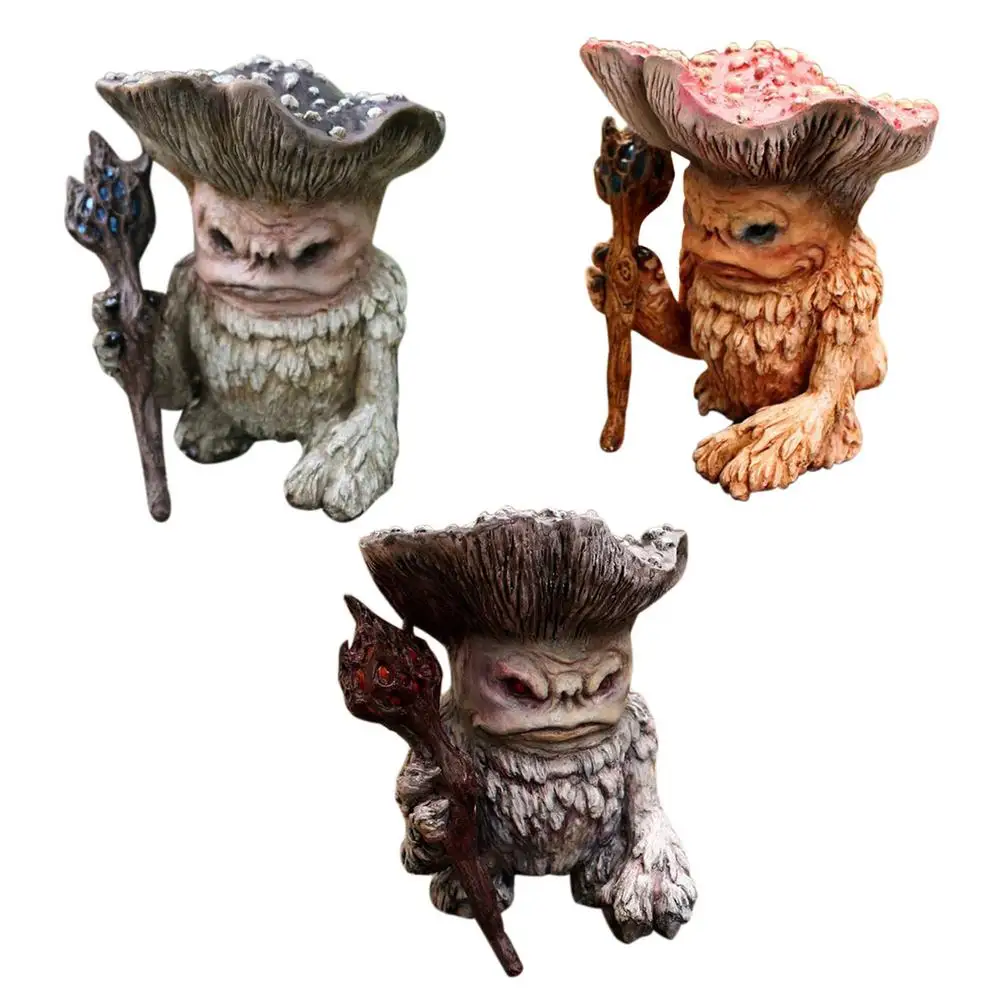 

Fairy Mushroom Monster Elf Home Decor Artificial Mushroom Miniature Fairy Garden Craft Home Decoration Accessories