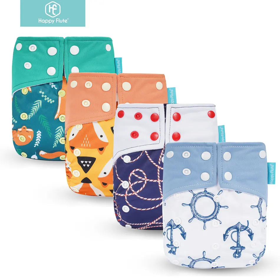 Подлинная! Счастливый Флейта OS замша ткань карман Детская Ткань подгузник с