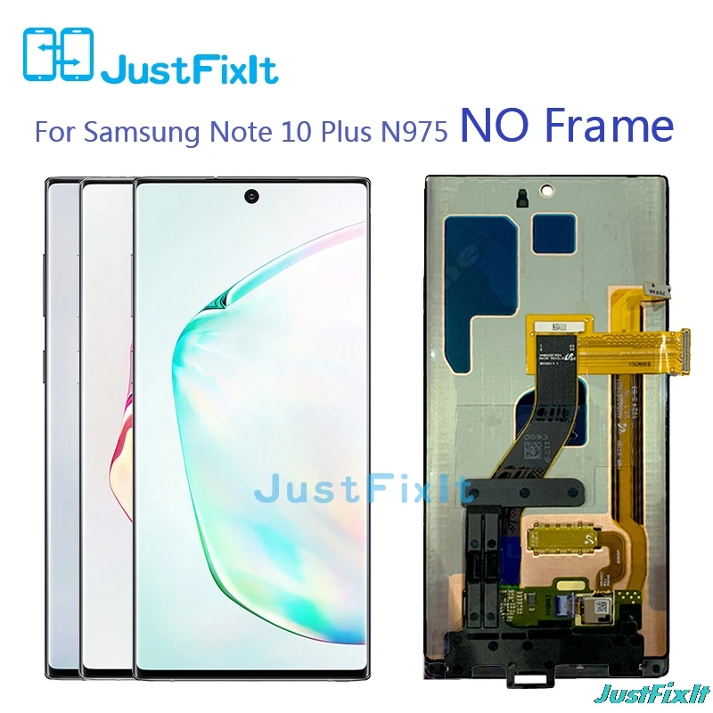 Супер Amoled для samsung Galaxy Note10/Note 10 Plus Pro N970 N975 ЖК-дисплей с рамкой сенсорный экран дигитайзер