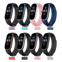 for xiaomi mi band 6 5 strap sport replacement wristband strap miband 6 5 band6 wrist strap for mi band 5 6 bracelet