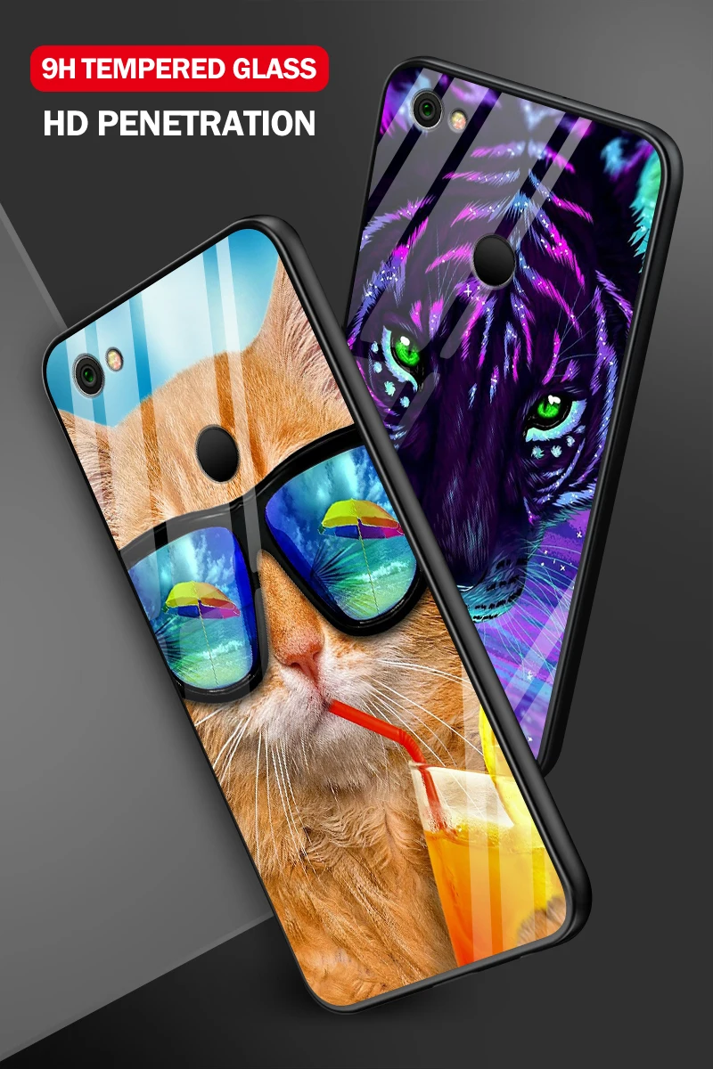 Чехол из закаленного стекла для Xiaomi 5X6X8 9 SE A1 A2 Lite TPU Capa для Redmi Note 4x 5A 6 7 Pro Prime роскошный противоударный жесткий чехол