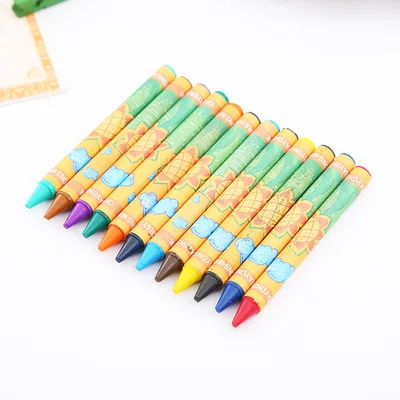

Student crayons children baby brush 8 colors 12 colors 24 colors pens children color pen painting graffiti pen crayons
