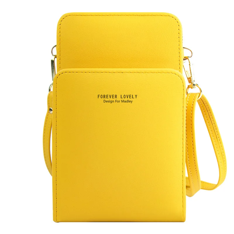 

Women Pu Leather Summer Bag Messenger Bags Clutch Mini Crossbody Shoulder Bag Two Pockets Phone Bag Ladies Purse with Zipper