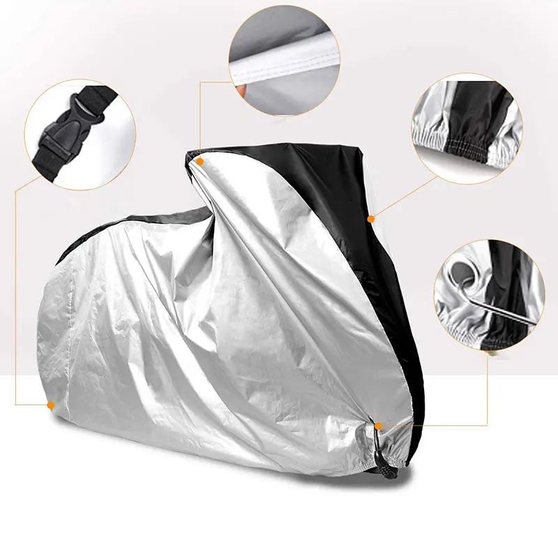 

Bike Cover Waterproof Outdoor Bicycle Cover for Mountain and Road Bikes Dustproof BHD2