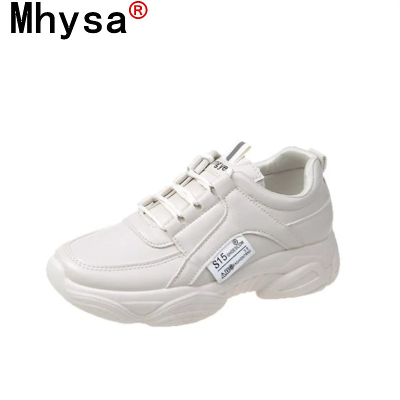 

2021 Fashion Comfortable Vulcanized Shoes Spring Women's Lace-up Low-heeled Casual Shoes Asakuchi Outdoor Round Head Sneakers