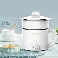 220v multifunctional electric cooker heating pan electric cooking pot machine fry hotpot noodles eggs soup steamer mini cooker