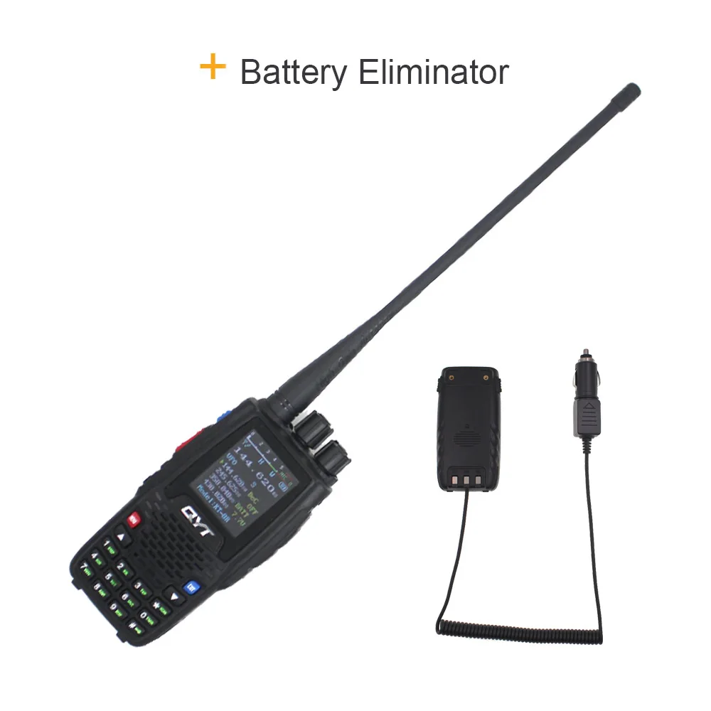 QYT KT-8R Quad Band UHF VHF 136-147Mhz 400-470mhz 220-270mh 350-390mhz Quad Band портативный двухсторонний радиоприемопередатчик KT8R - Цвет: Add Eliminator