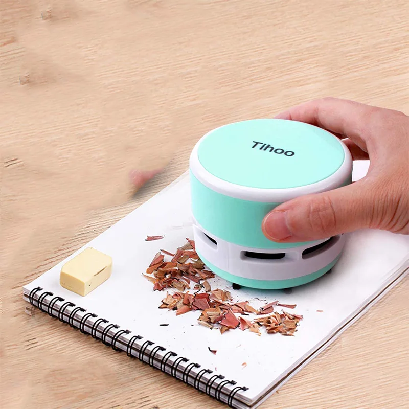 

Hot Tihoo Keyboard Vacuum Cleaner Office Gadgets Computer Desktop Table Dust er for Eraser Shaving Table Cleaner