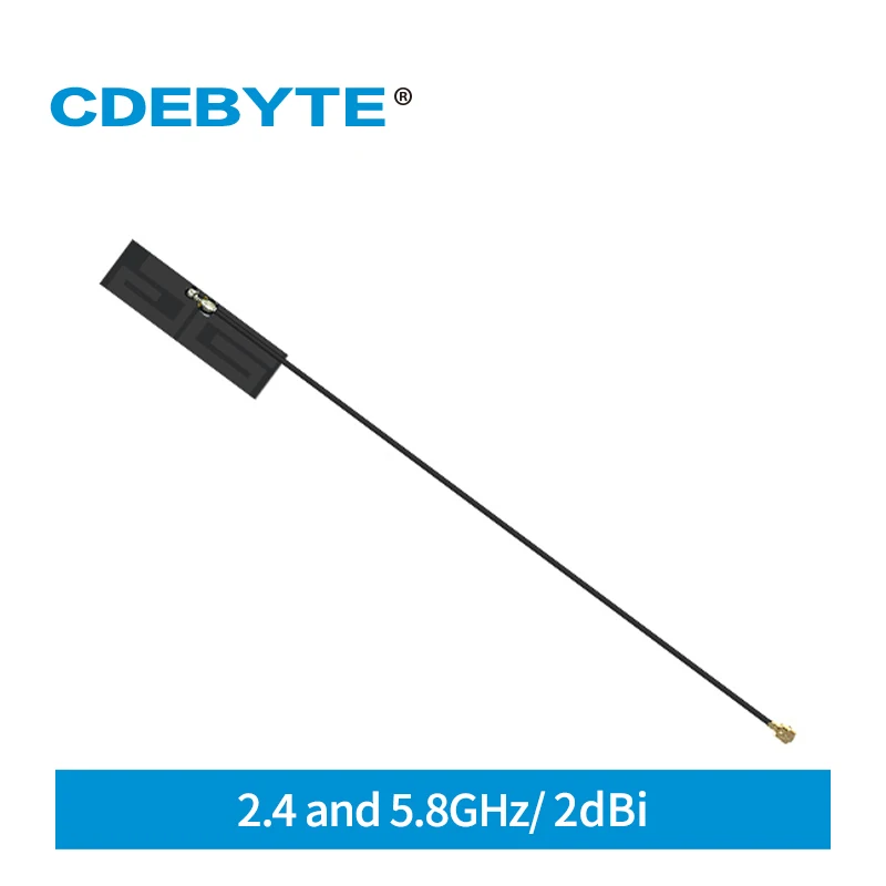 

10pcs/Lot 2.4GHz 5.8GHz FPC Built-in Antenna 2dBi 50Ω 2W IPEX Interface CDEBYTE TXWF-FPC-3710