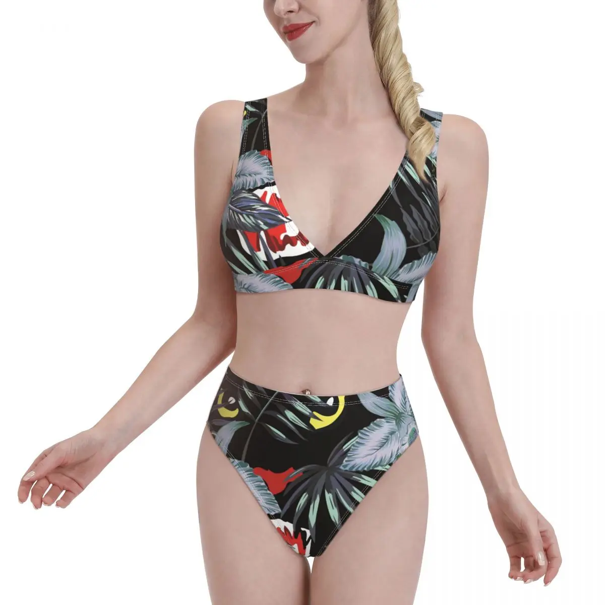 

Женский купальник, сексуальное бикини, новинка 2021, комплект бикини пуш-ап, купальный костюм, женская пляжная одежда, бикини, костюм из двух п...