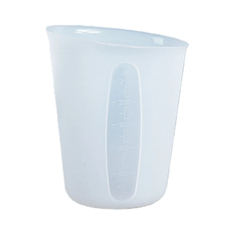 

Crystal Epoxy Resin Mold 250ml Measuring Cup Mug Silicone Mould DIY Crafts Decorations Casting Tools