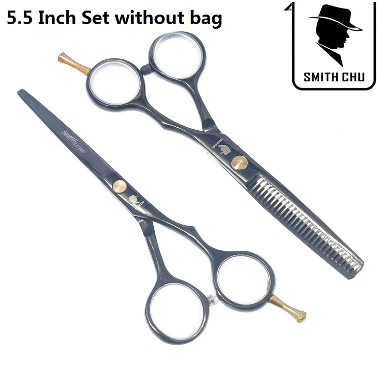 LZS0060 55 no bag Smith Chu 5," Профессиональные Парикмахерские ножницы для стрижки волос Парикмахерские филировочные ножницы Smith Chu машинка для стрижки волос LZS0022 - Цвет: LZS0060 55 no bag