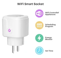 eu plug smart wifi energy power meter with power monitor smart home wifi wireless socket outlet works with alexa google home