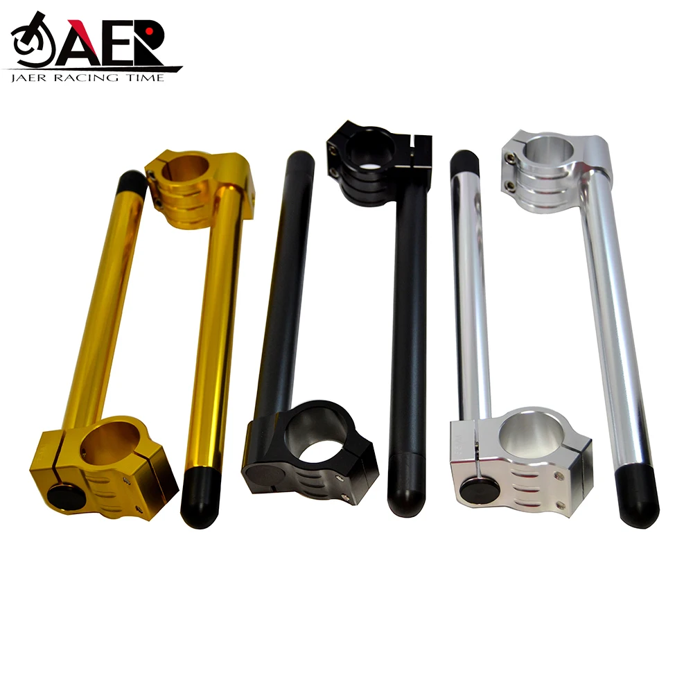 

2PCS CNC 48mm Motorcycle Handlebar Clip On Ons Fork Handle Bars Clip ons for Honda CBR600RR 2005-2013 for Suzuki GSXR1000