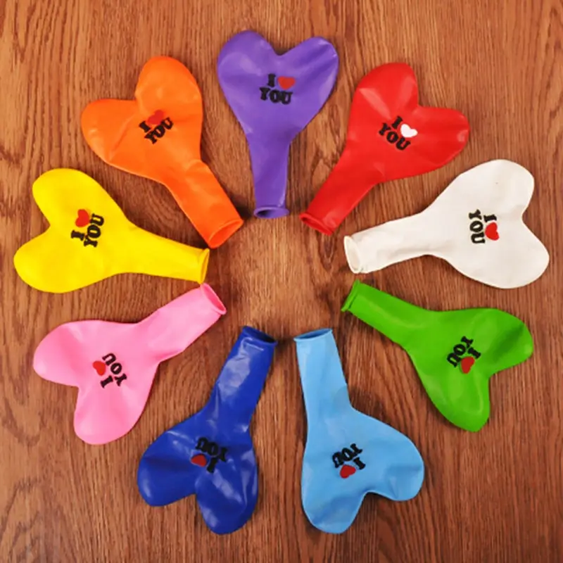 

10PCS Love Heart Shape Romantic Latex Party Ballons Baby Shower Decorations Toys