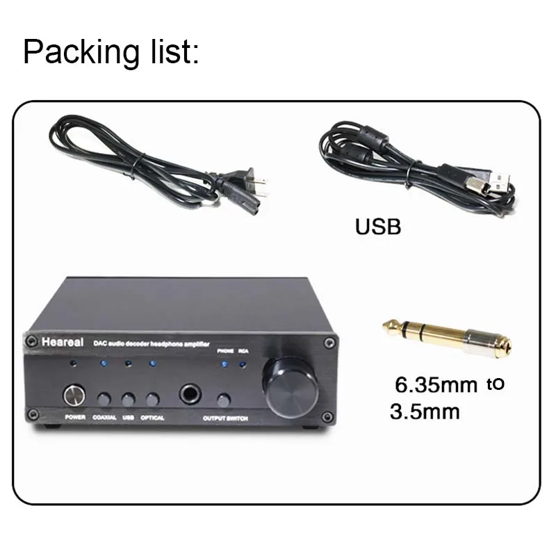 USB волоконный коаксиальный аудио декодер ES9018 Fever DAC декодирования amp DSD полный баланс декодирования переключатель 32bit 384K