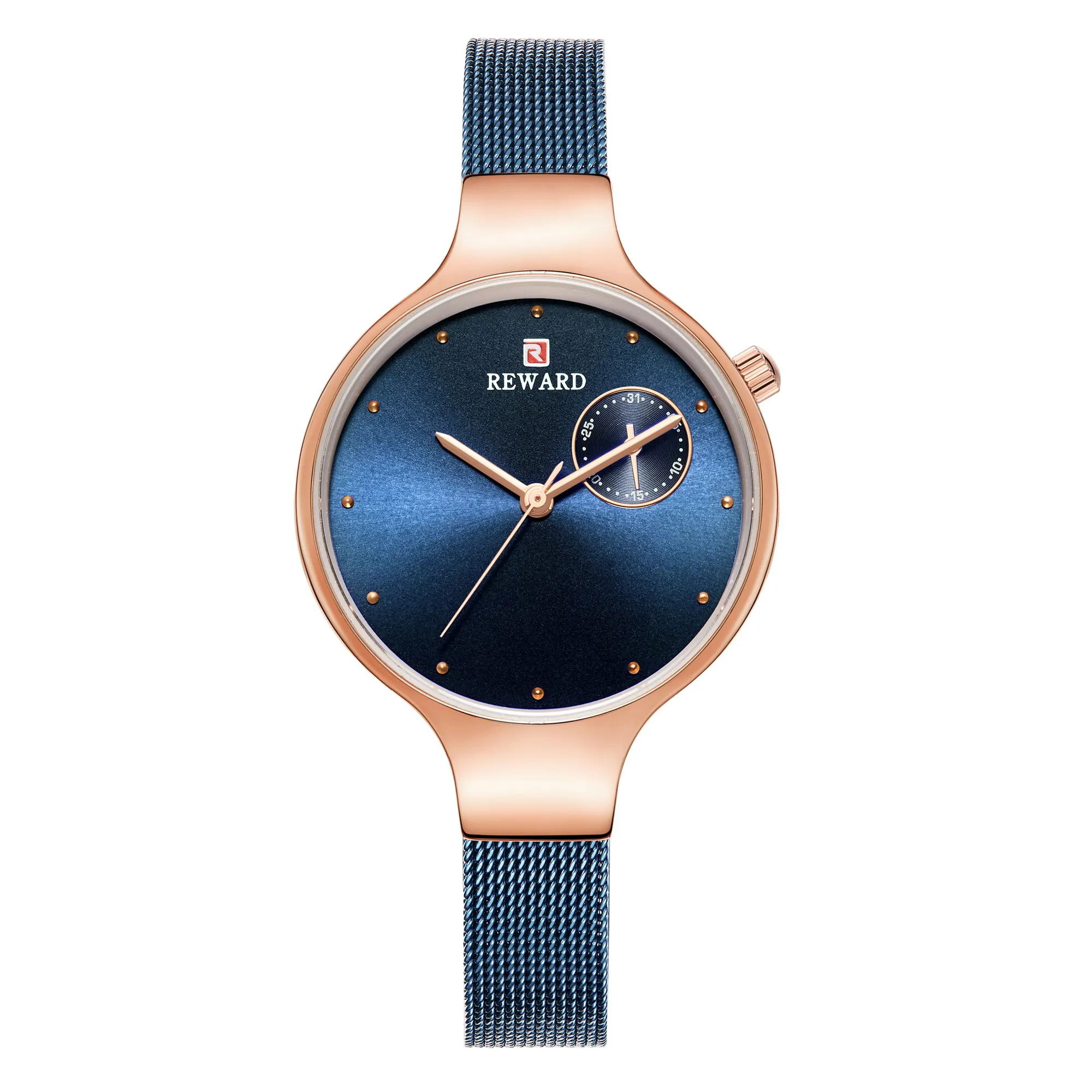 Наградные женские часы Модные Кварцевые фиолетовые для часов Дата повседневные