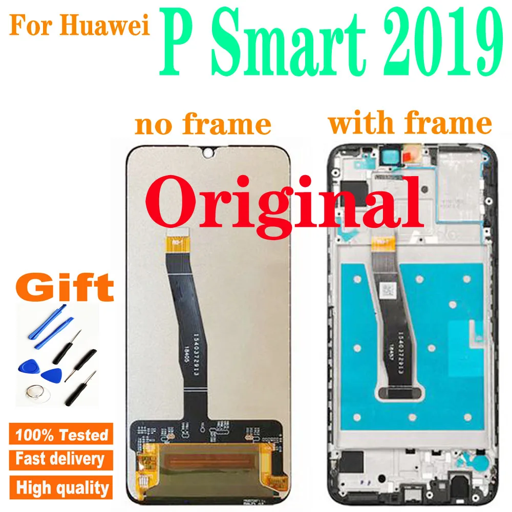 Pantalla LCD Original para Huawei P Smart 2019, montaje de digitalizador con pantalla t&aacute;ctil, P Smart 2019, POT-LX1, L21, LX3, reemplazo de pantalla t&aacute;ctil-0