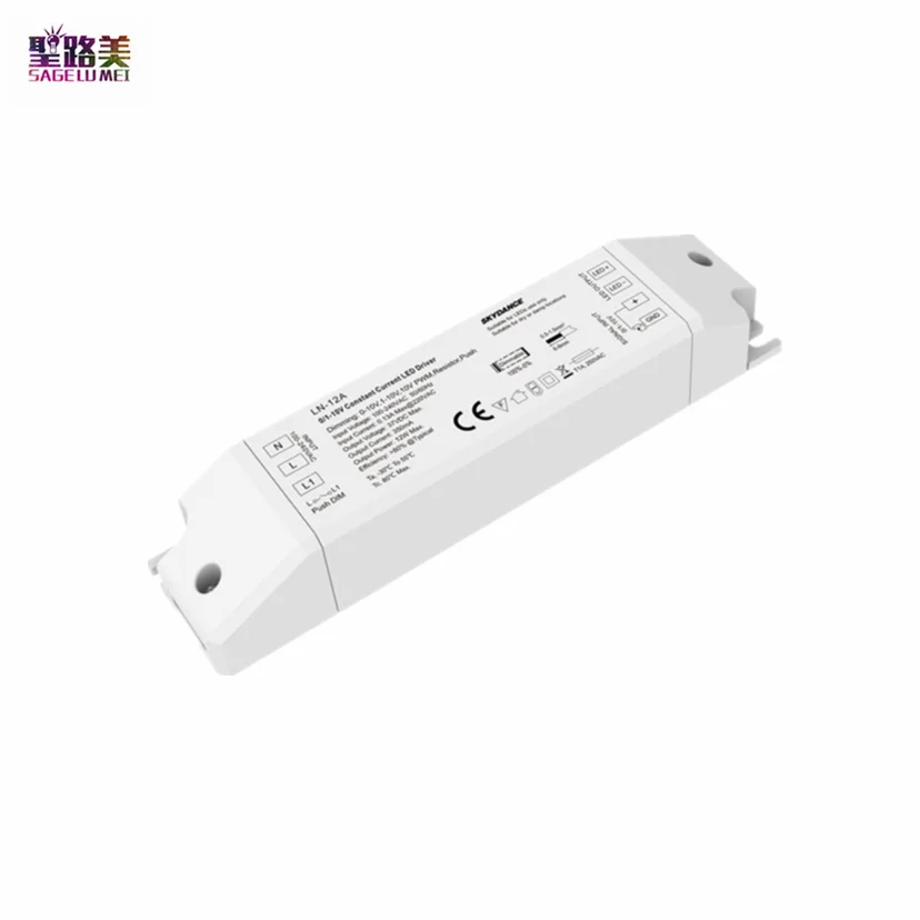 0/1 10V постоянный ток CC светодиодный 12 Вт Светодиодный драйвер 10 34VDC 350MA 2000 Гц на
