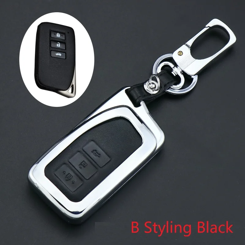Чехол для автомобильного ключа из цинкового сплава и кожи Lexus RX IS ES NX GS GX LX 300 330 350 200